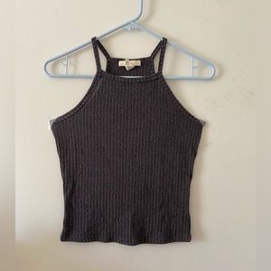 It's a cropped tank top